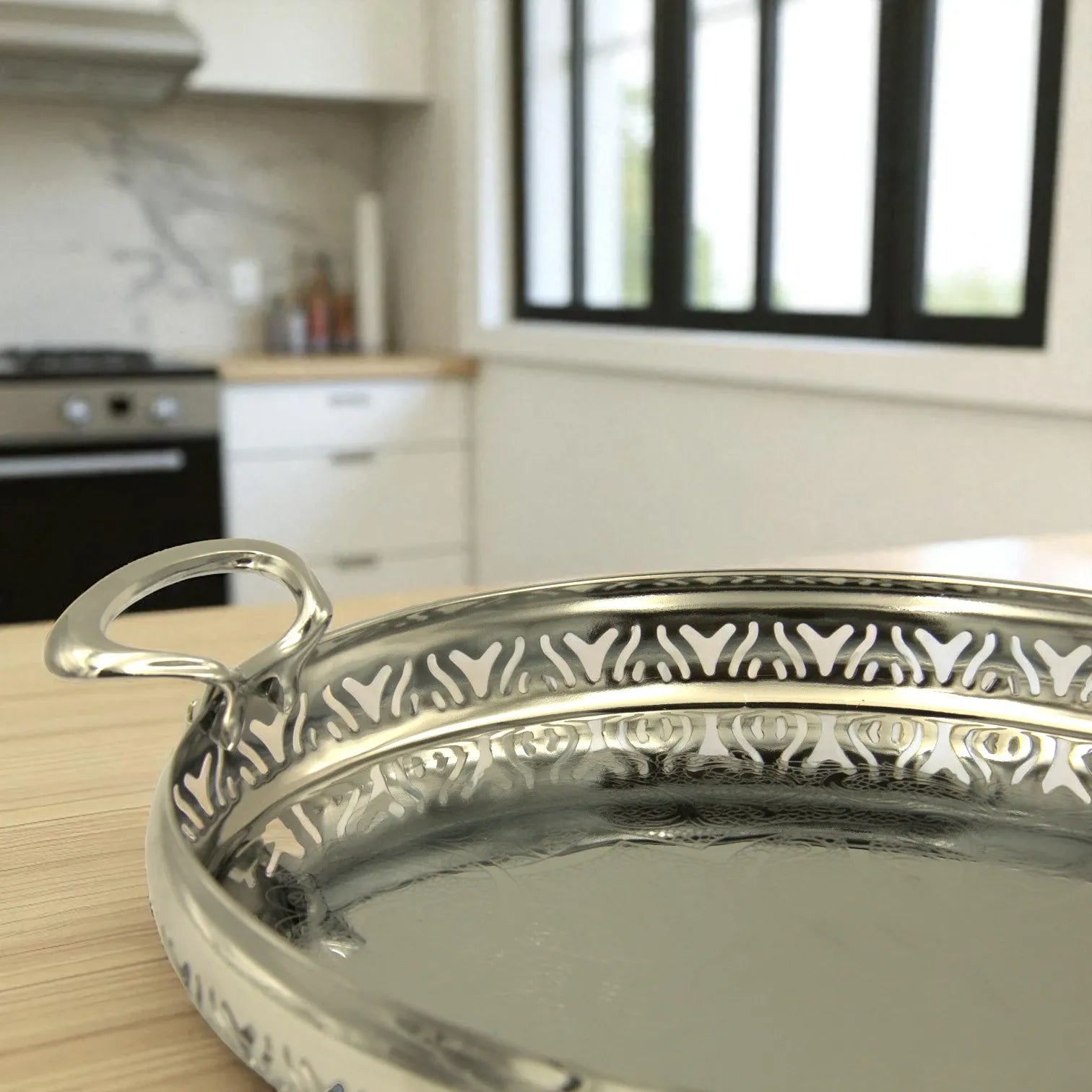 Ansa Luxury Collection Premium Serving Tray – Elegant, Durable & High-Quality Home Décor Tray - Damoo