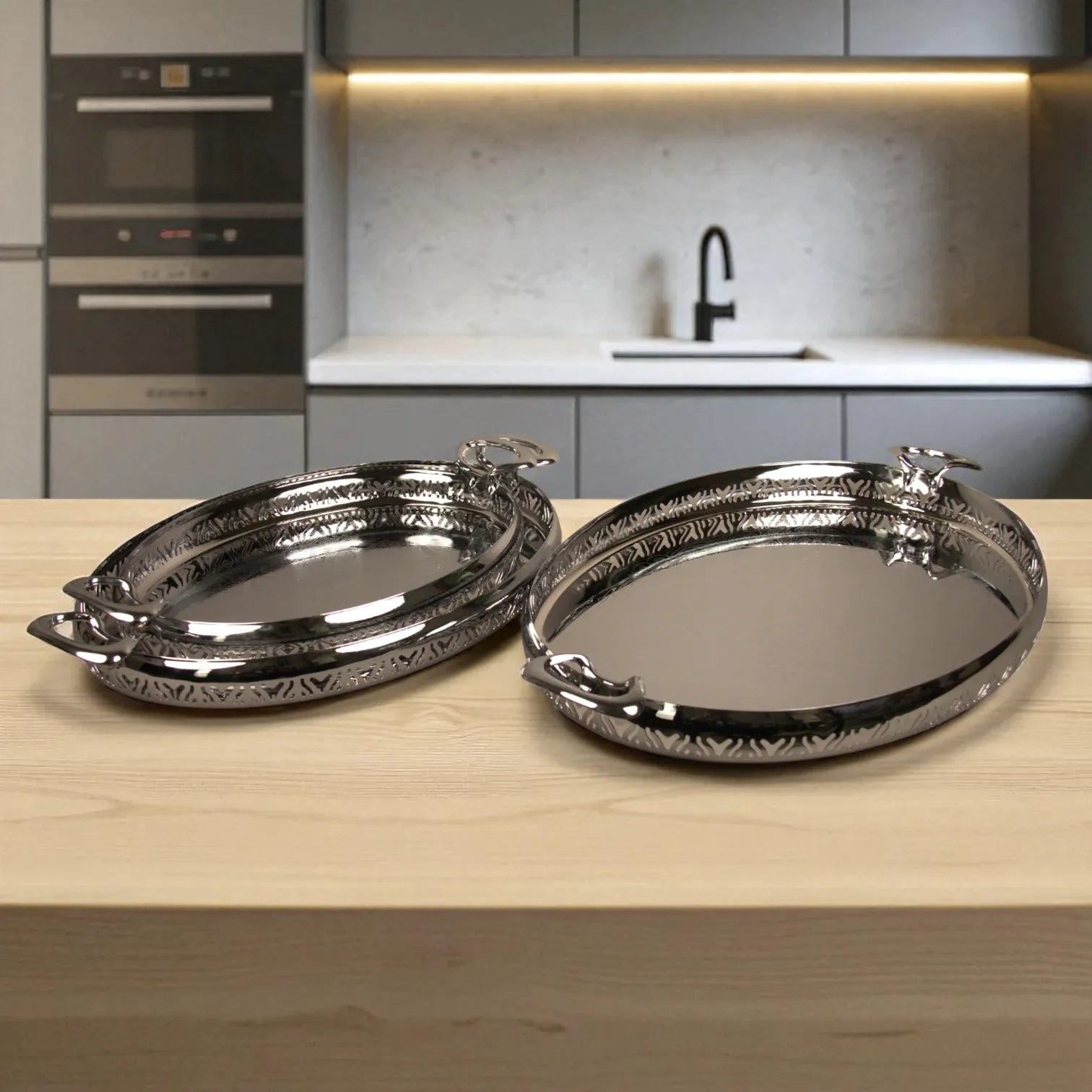 Ansa Luxury Collection Premium Serving Tray – Elegant, Durable & High-Quality Home Décor Tray - Damoo