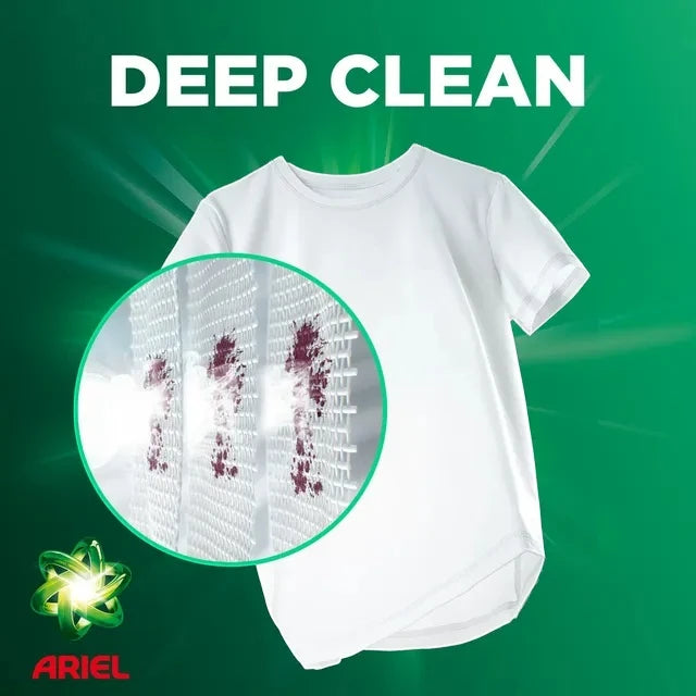 Ariel Automatic Laundry Powder Detergent 5Kg – Powerful Stain Removal, Original Fresh Scent, Effective Cleaning at 30°C for Whites & Colors - Damoo