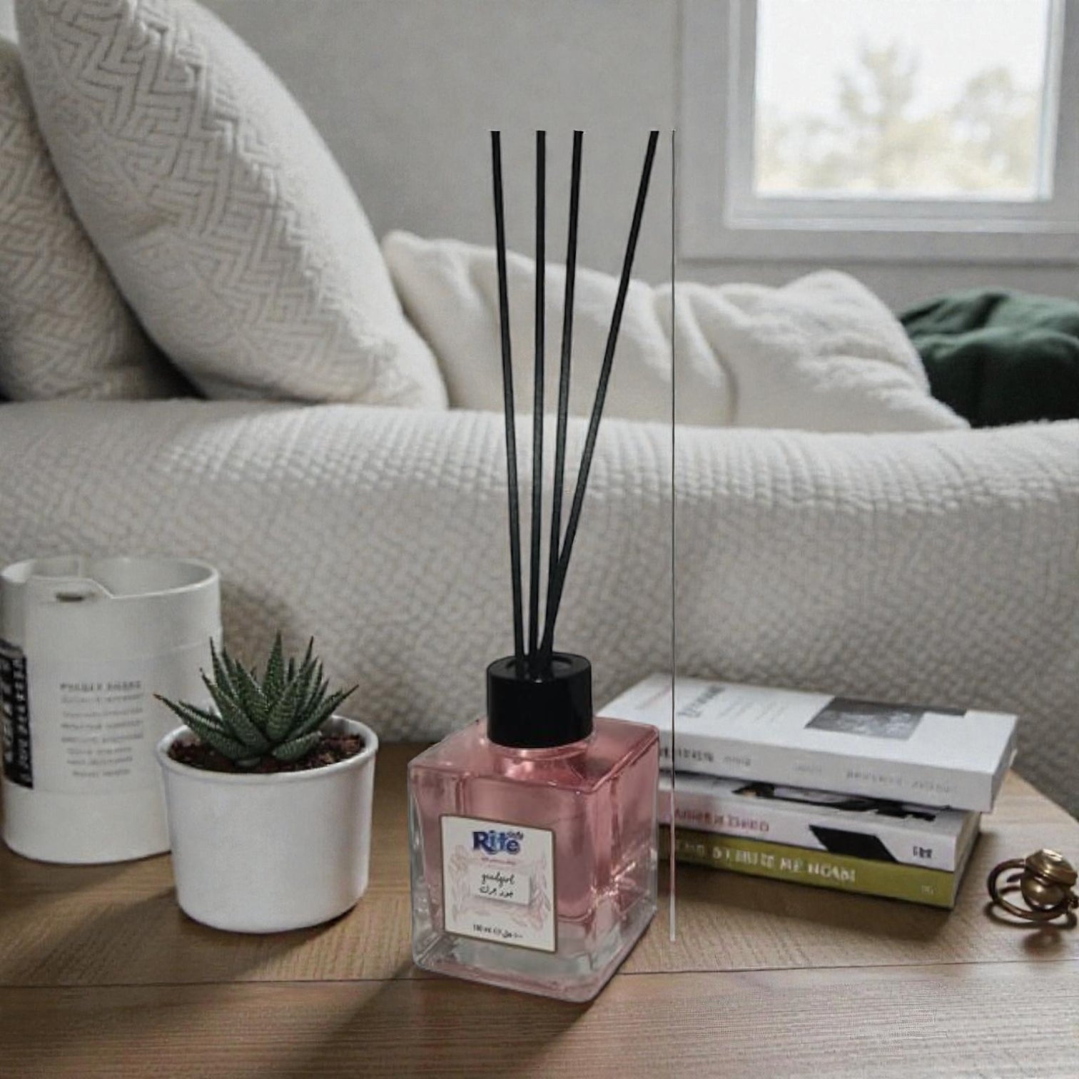 Rite Good Girl Reed Diffuser – Elegant Perfume-Inspired Home Fragrance in Luxury Glass Bottle – 100ml Room Freshener - Damoo