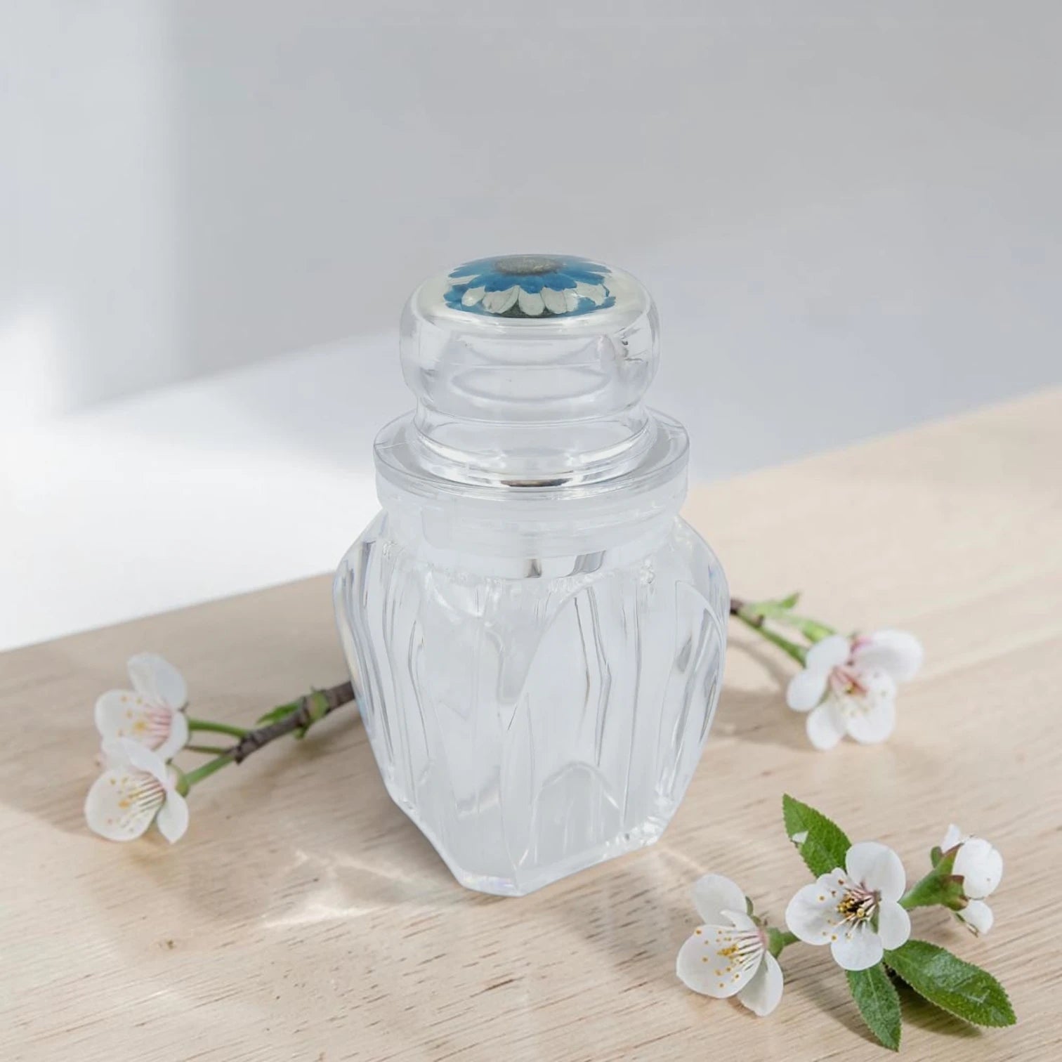 2-Piece Acrylic Cruet Set with Metal Stand, Spice & Condiment Jars with Lid (Salt & Pepper, Oil, Sauce Holder), Kitchen & Dining Table Organizer - Damoo