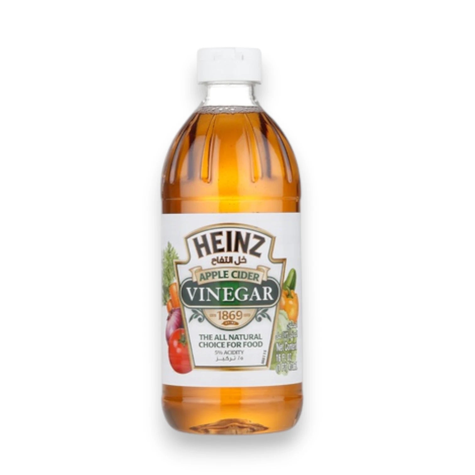 Heinz Apple Cider Vinegar, Natural Fermented Vinegar for Cooking, Salad Dressings, Marinades & Daily Wellness Use - Damoo