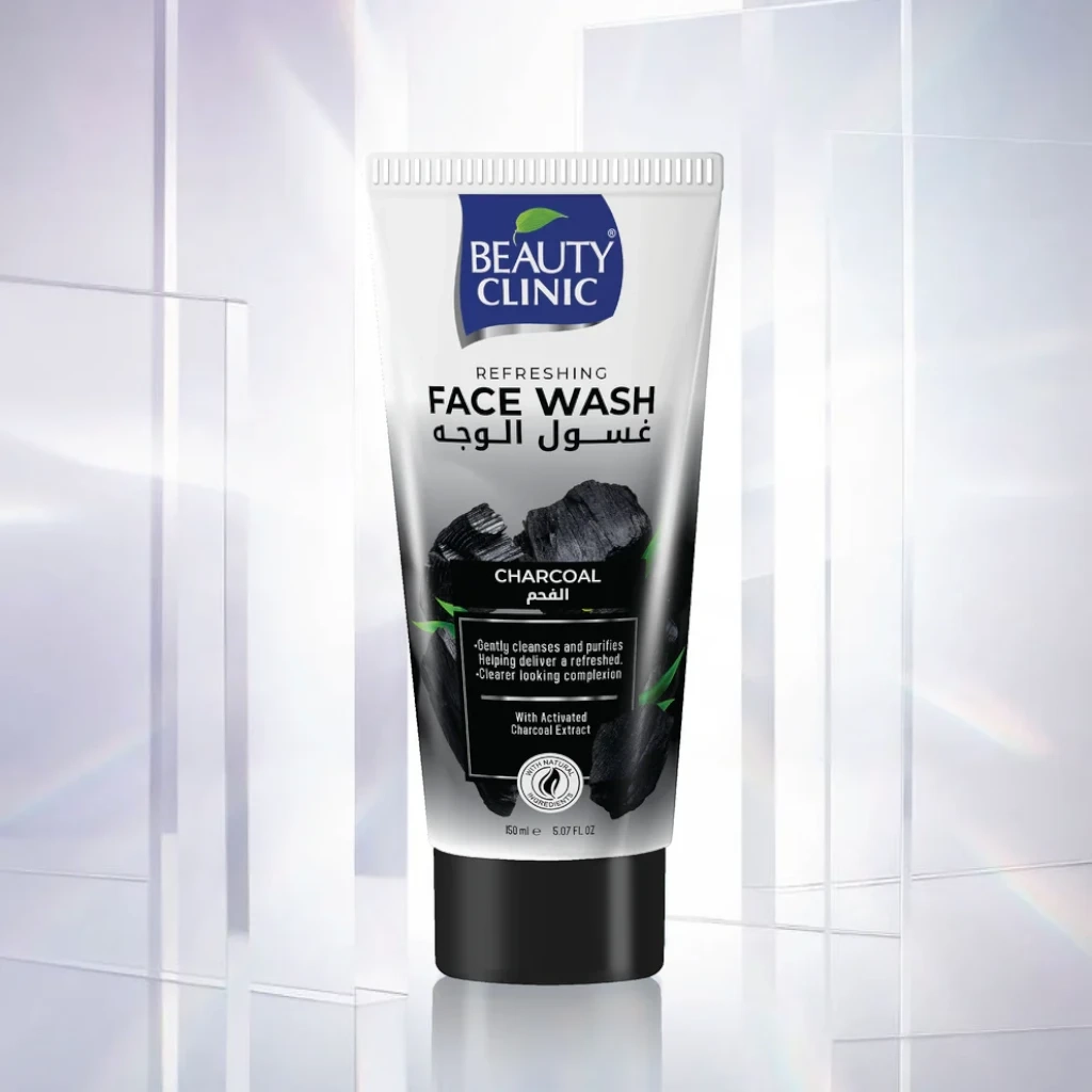 Beauty Clinic Charcoal Face Wash 150ml Tube – Purifying Cleanser with Activated Charcoal for Deep Pore Cleansing, Oil Control, Gentle Exfoliation & Daily Detox – Suitable for All Skin Types - Damoo