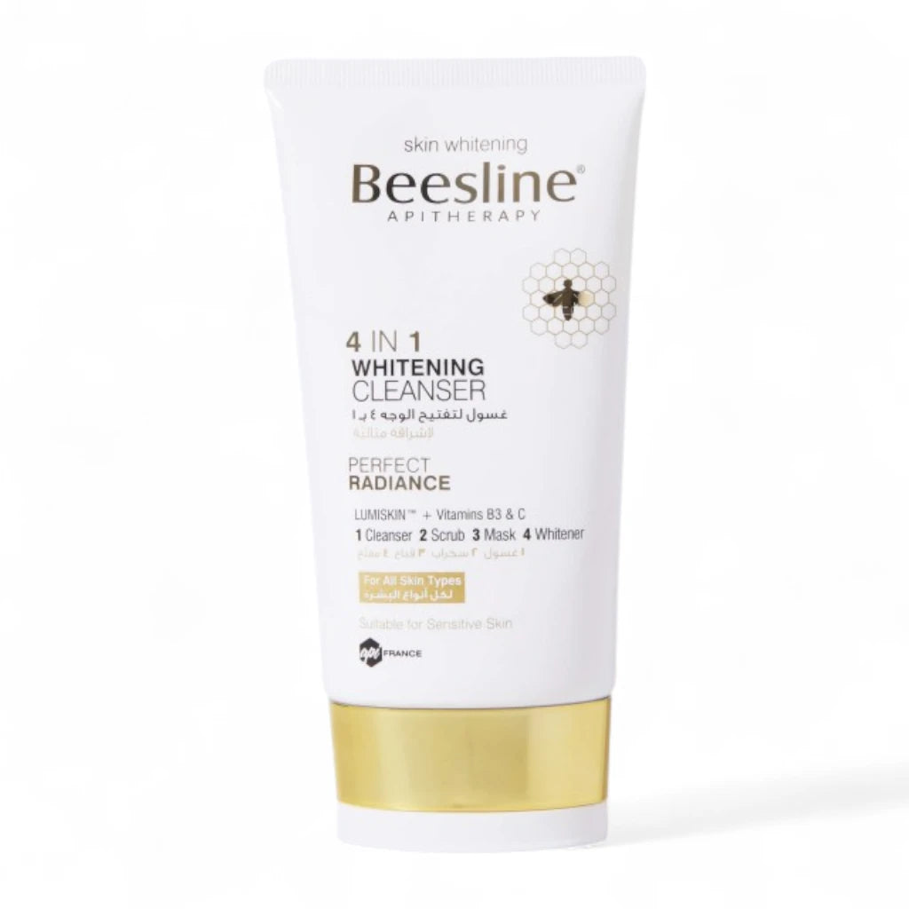 Beesline Whitening Cleanser 4-in-1 – 150ml | Face Wash, Scrub, Mask & Skin Brightening Formula - Damoo