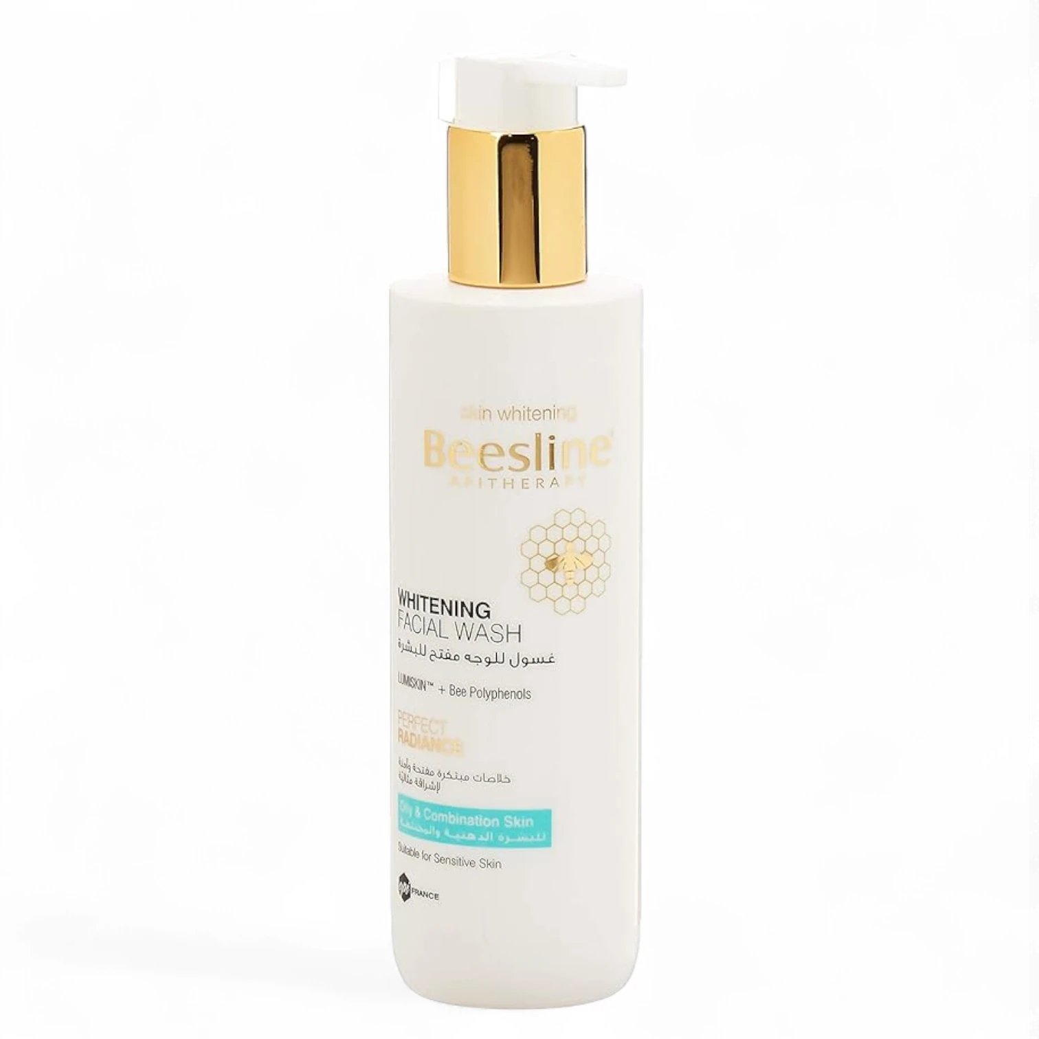 Beesline Whitening Facial Wash – 250ml | Natural Skin Brightening Face Cleanser with Licorice Extract, Vitamin C & Honey | Deep Cleansing & Hydrating for All Skin Types - Damoo