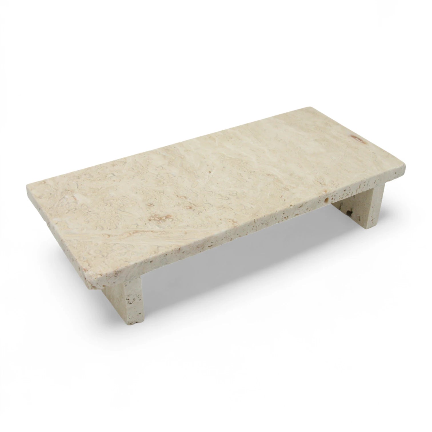 Beige Marble Board with Legs – Decorative Serving Tray for Jewelry, Perfume, Food, and Home Display - Multipurpose Marble Tray - Damoo