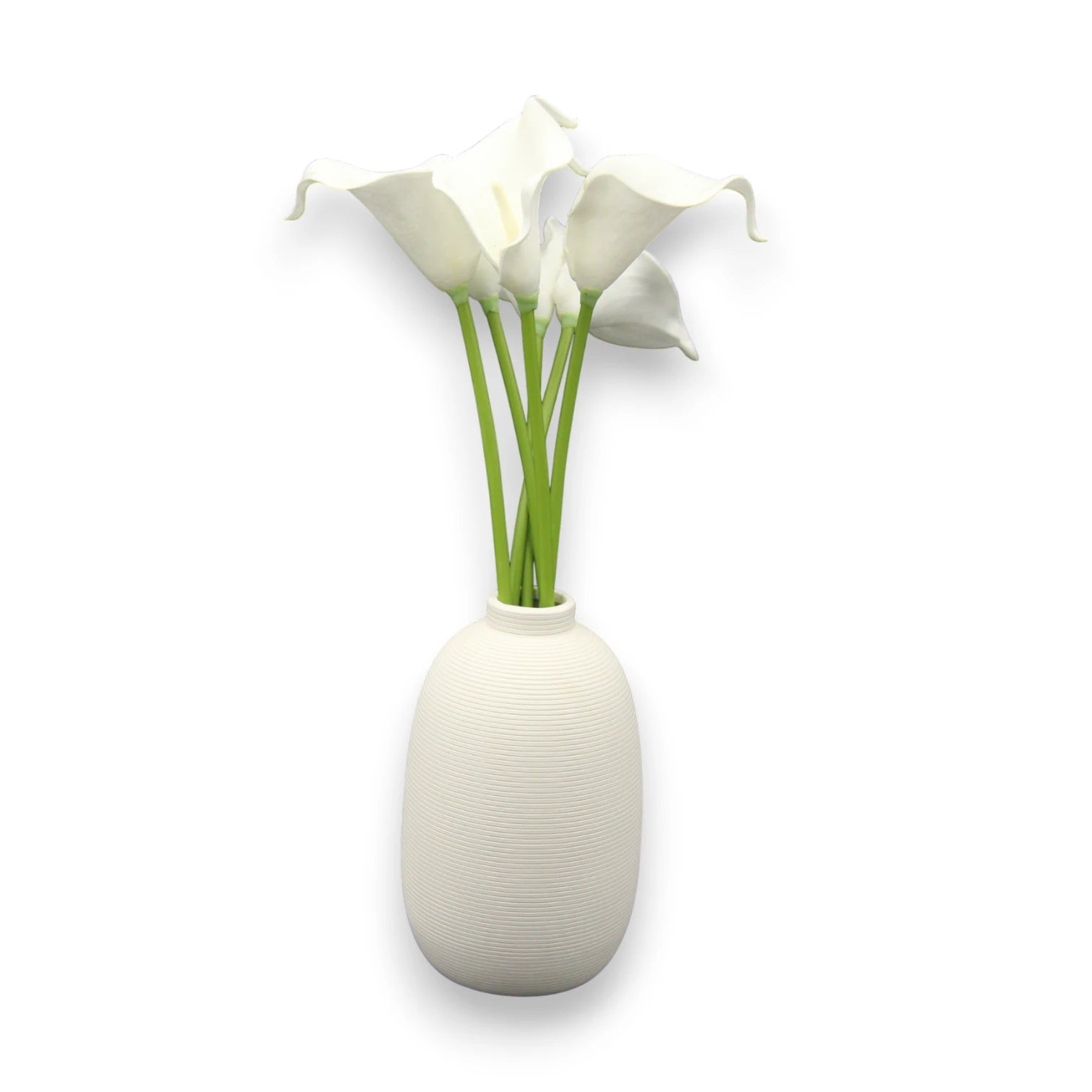 Beige Travertine Flower Vase – Elegant Natural Stone Vase for Home Décor, Dining Table Centerpieces & Living Room Accents - Damoo
