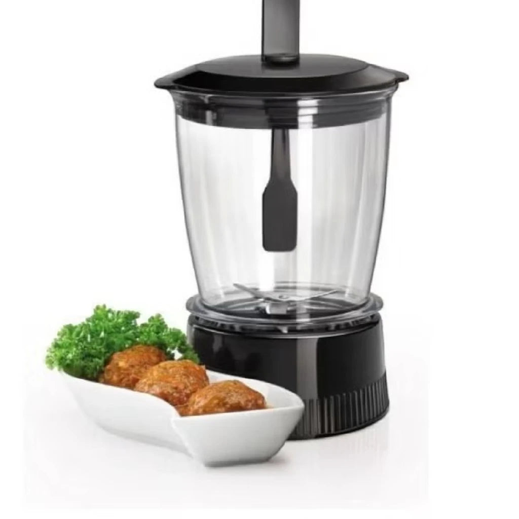 Black+Decker 3-in-1 Blender with Grinder & Mincer Chopper – 600W Power, 1.5L Glass Jar, 2 Speed + Pulse, Stainless Steel Blades, Ice Crusher & Coffee Grinder – BX600G-B5 - Damoo
