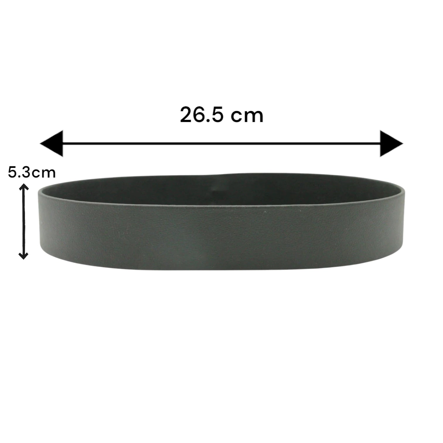 Black Faux Leather Oval Tray – Modern Decorative Catchall for Coffee Tables, Desks, and Entryways – Multipurpose Organizer - Damoo