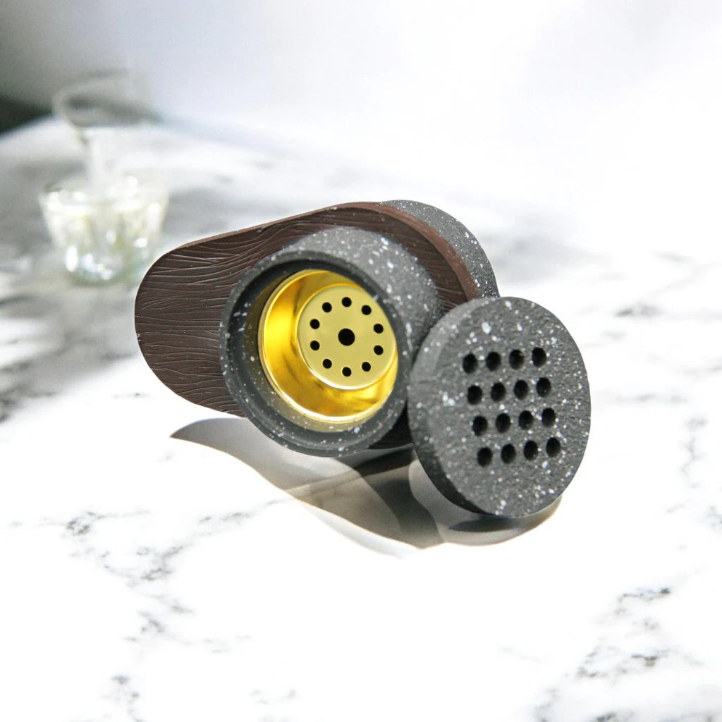Cherry Luxury Censers - Premium Oud & Bakhoor Incense Burner - Elegant Home Fragrance Accessory (Grey, Brown, Gold) - Damoo
