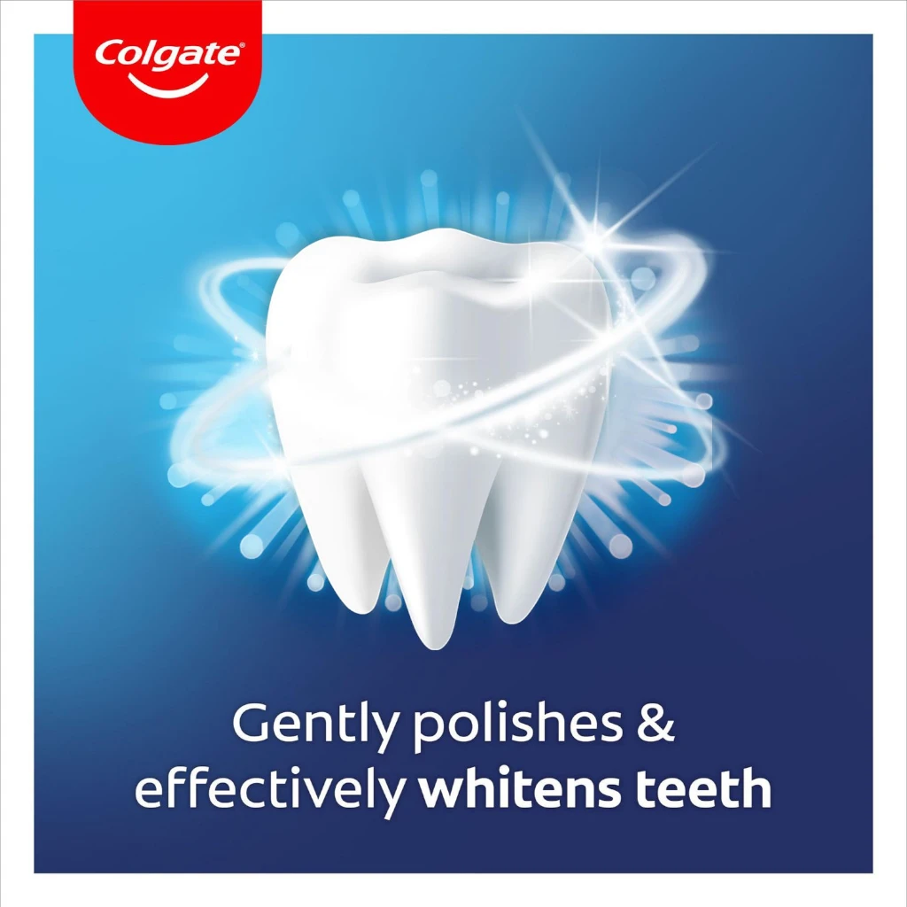 Colgate Advanced White Toothpaste 2 Pcs Pack – 100ml | Micro-Cleansing Crystals for Whiter Teeth in 14 Days | Cavity Protection & Long-Lasting Fresh Breath - Damoo