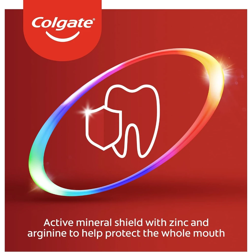 Colgate Total 12 Toothpaste 75ml – Anti-Tartar Formula with Zinc for 12-Hour Whole Mouth Protection | Cavity, Plaque & Gum Care Toothpaste - Damoo