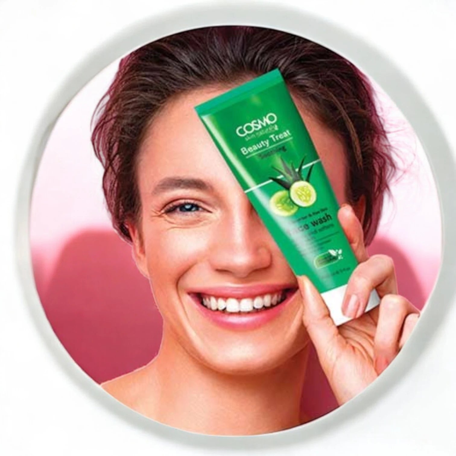 COSMO DESIGNS Cucumber & Aloe Vera Face Wash – 150ml | Soothing Daily Cleanser for Dry Skin | Hydrates, Softens & Brightens Complexion | Gentle for All Skin Types - Damoo