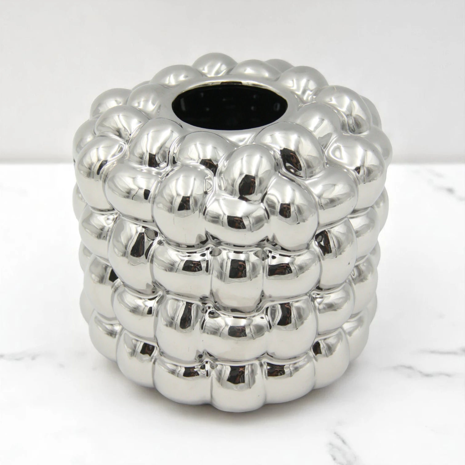 Cylinder Tissue Holder | Modern Desktop Napkin Dispenser for Home, Office, Car & More - Damoo