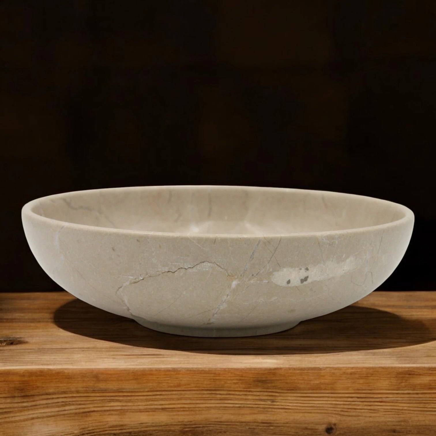 Damoo Handcrafted Onyx Marble Decorative Bowl – Natural Striped Stone Accent for Coffee Tables, Kitchens & Office Décor - Damoo