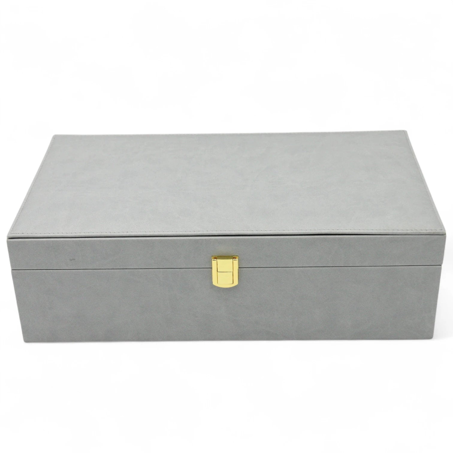 Damoo Luxury Dual Jar Storage Box – Premium Leather Gift Case with Soft Velvet Interior and Gold Lock – Elegant Organizer for Sweets, Dates, Nuts, or Spices - Damoo