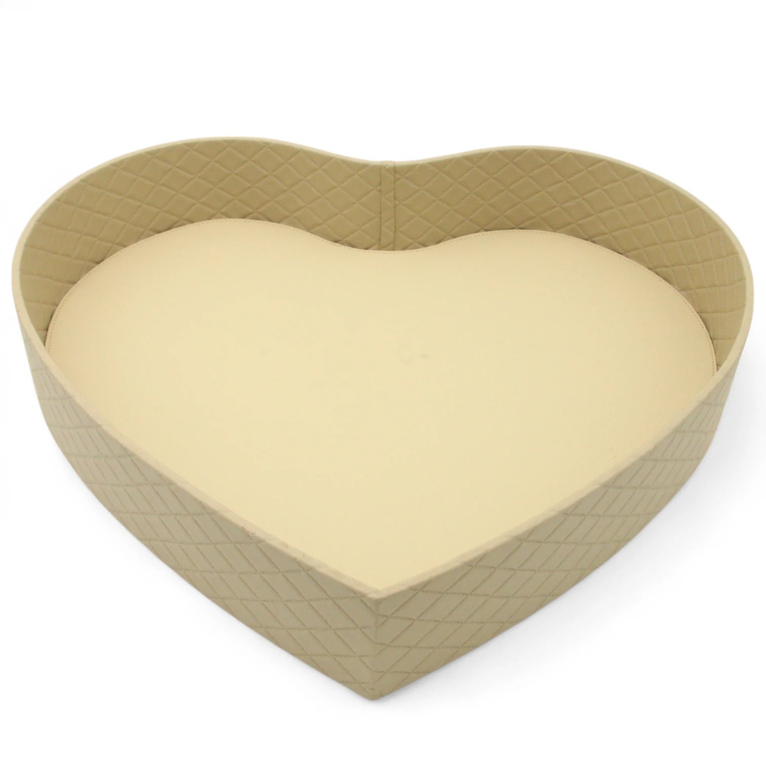 Damoo Luxury Heart-Shaped Leather Tray – Modern Serving and Organizer Tray for Special Occasions or Daily Use - Damoo