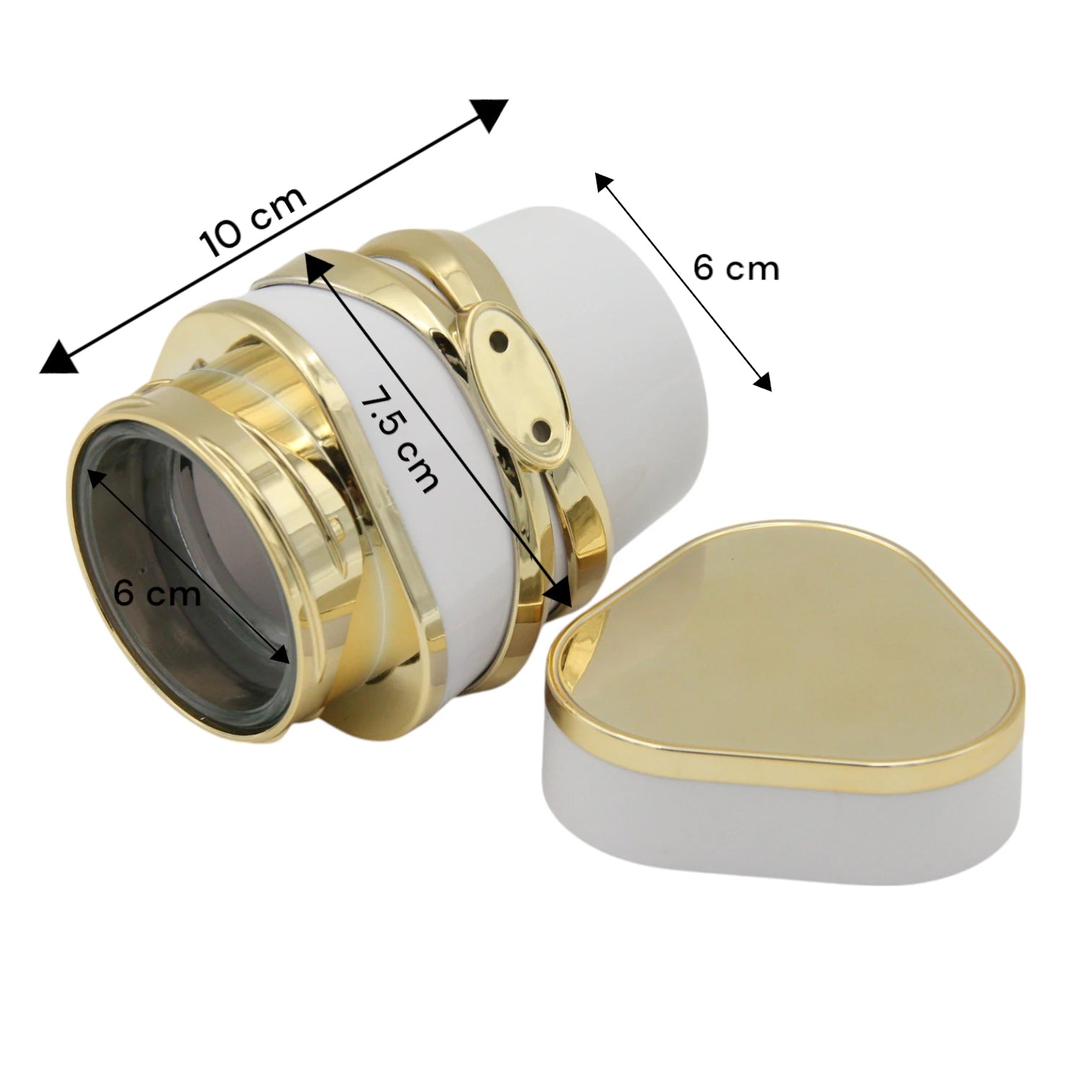 Damoo Luxury Incense Jar with Airtight Seal 150 ML– Elegant Storage Container for Oud, Bakhoor, and Arabic Incense - Damoo