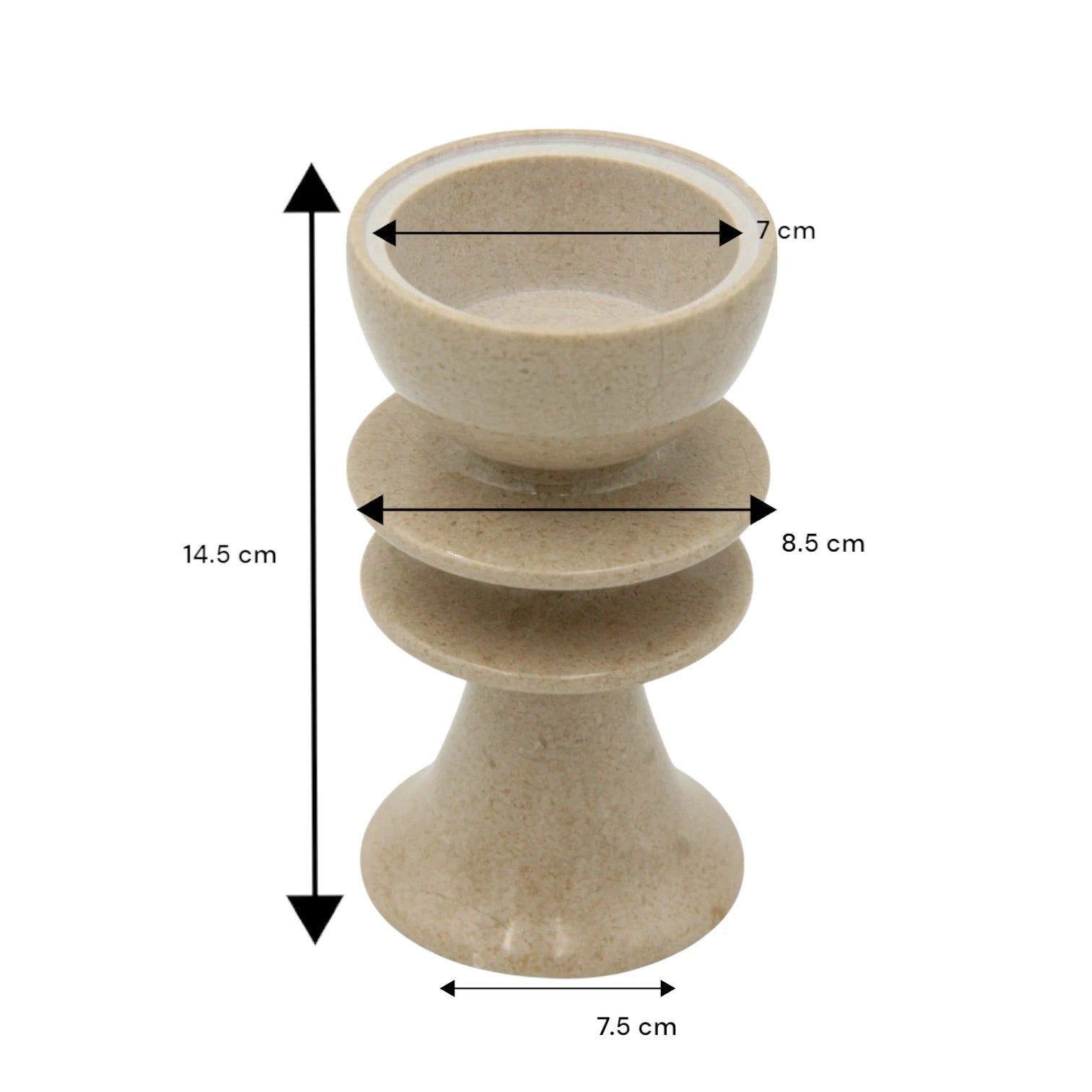 Damoo Luxury Natural Marble Incense Burner – Elegant Stone Bakhoor Holder with Gold-Plated Inner Bowl – Handmade for Home, Majlis, Office & Gifting - Damoo