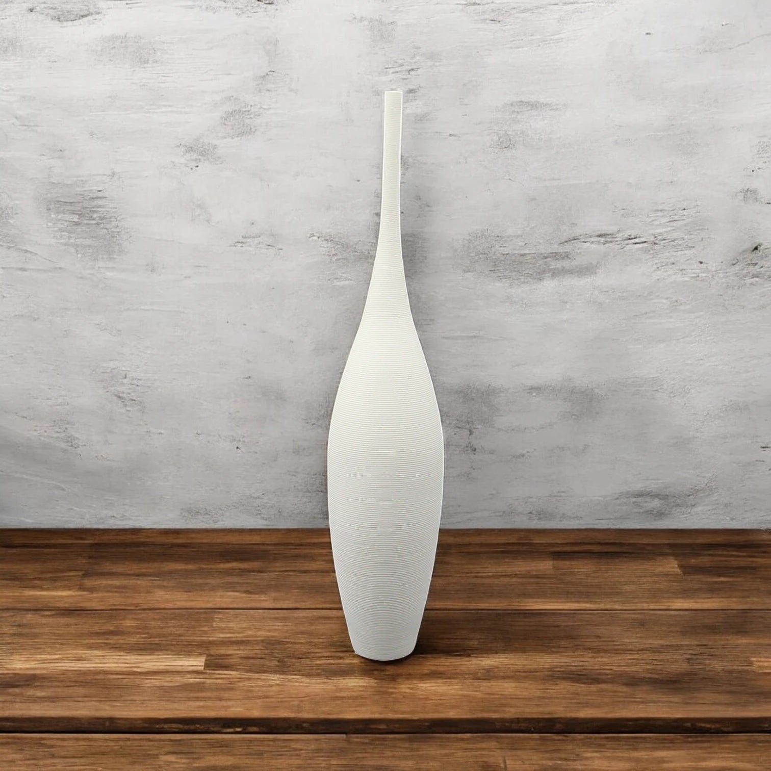 Damoo Minimalist Ceramic Vase for Flowers – Modern Handmade Floral Vessel for Dried or Fresh Arrangements - Damoo