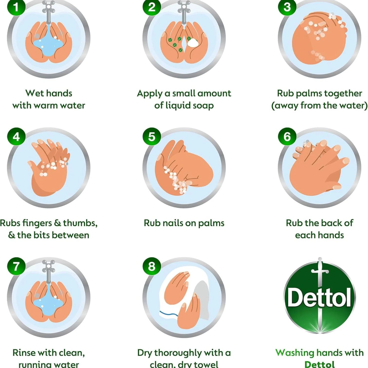 Dettol Fresh Antibacterial Bathing Soap Bar 165g x 4 Bars – Citrus & Orange Blossom Scent with Moisturizing Glycerine – 100% Germ Protection & Odor Control - Damoo