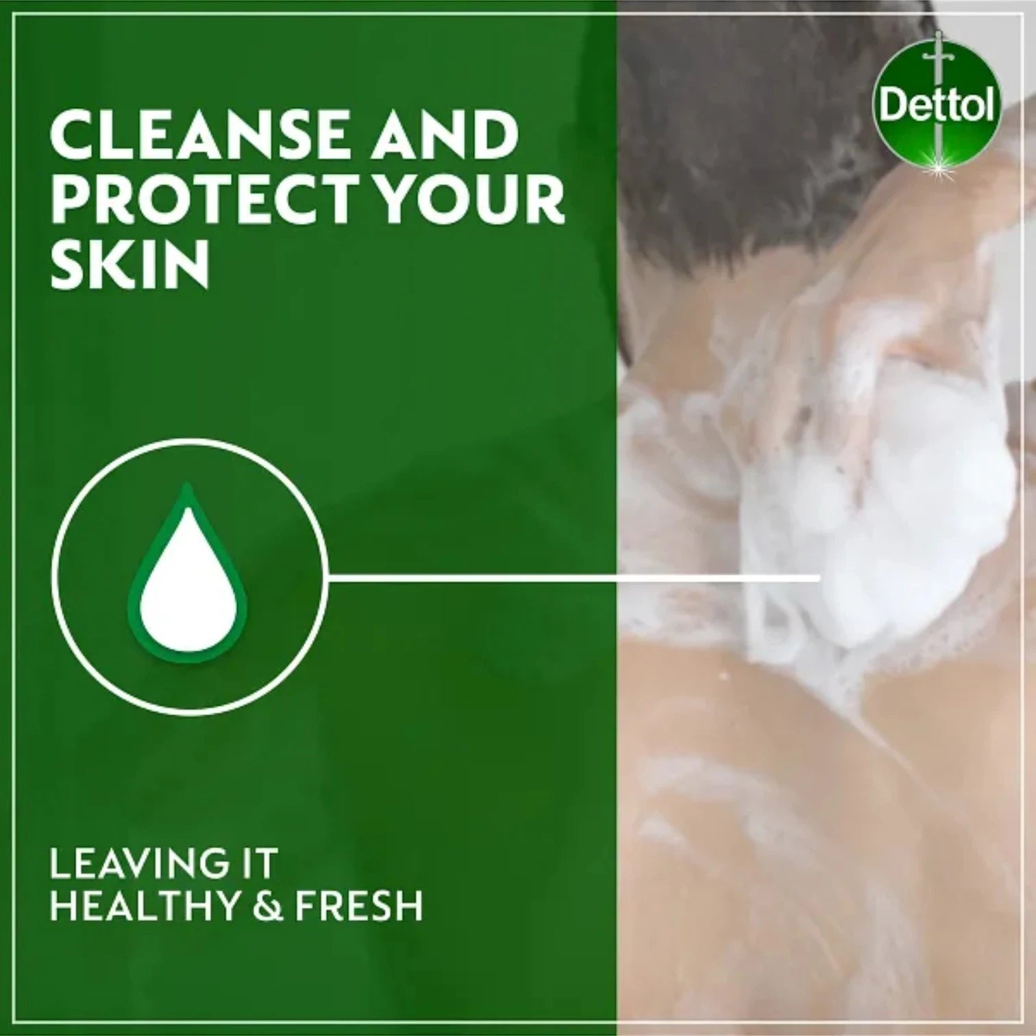 Dettol Fresh Shower Gel & Body Wash – 500ml + 250ml Combo Pack – Antibacterial Citrus & Orange Blossom Scent – pH-Balanced, Moisturizing, Dermatologically Tested Body Wash - Damoo