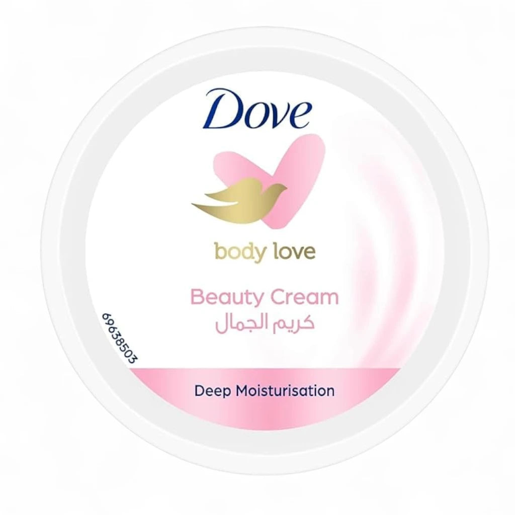Dove Nourishing Beauty Body Cream 75 ML – Lightweight Moisturizer for Soft, Smooth Skin | Non-Greasy Formula | For All Skin Types - Damoo