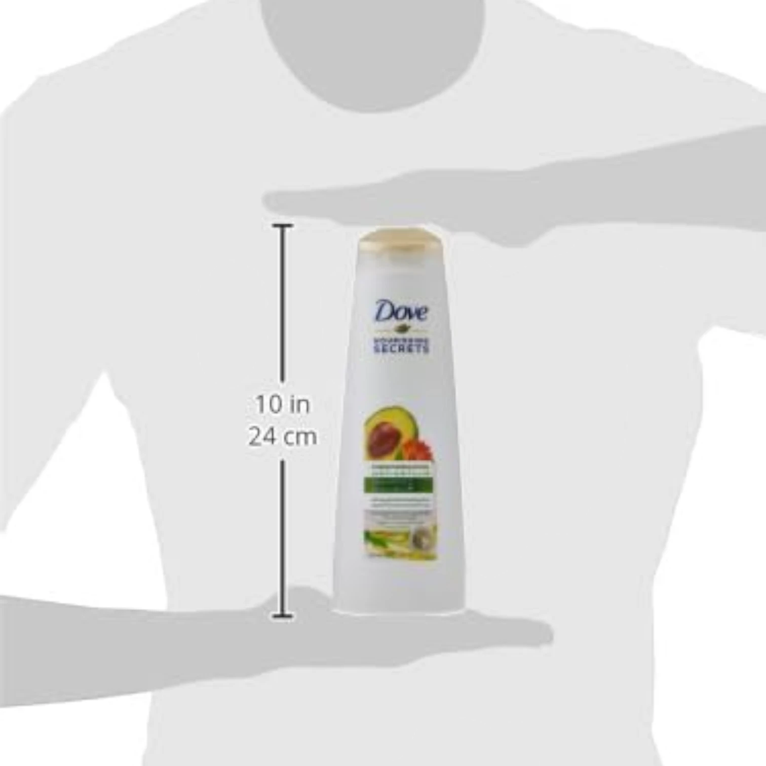Dove Strengthening Ritual Shampoo & Conditioner Combo – 2 x 400 ml | With Avocado Oil & Calendula Extract | Reduces Hair Fall, Strengthens from Root to Tip | Nourishing Secrets Hair Care Duo - Damoo