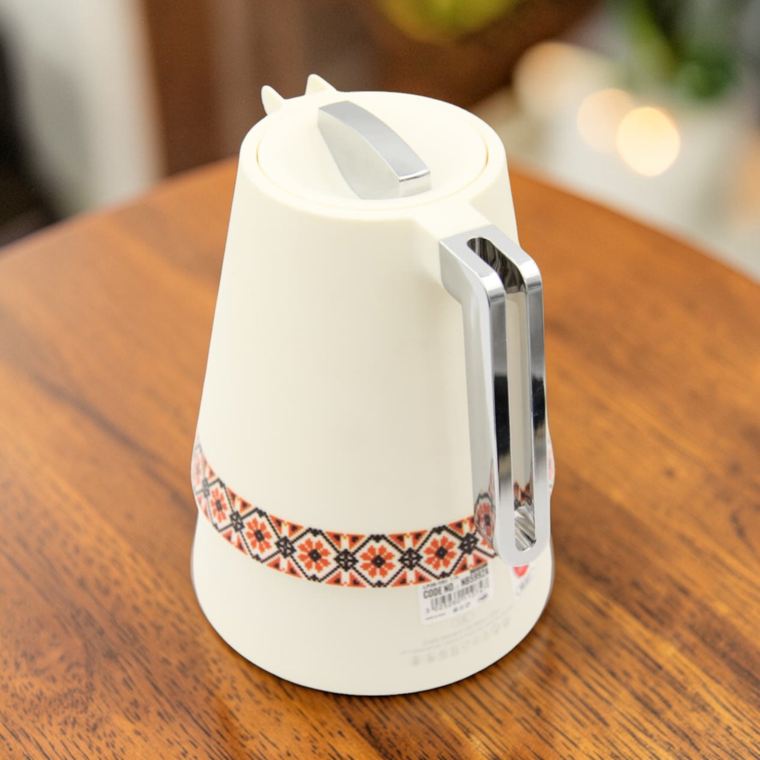 Vacuum Insulated Thermal Coffee & Tea Flask with Arabic Pattern Design, Stainless Steel Inner Thermos Jug, Hot & Cold Beverage Server, Available in Different Colors (23H x 20L × 16W CM) - Damoo