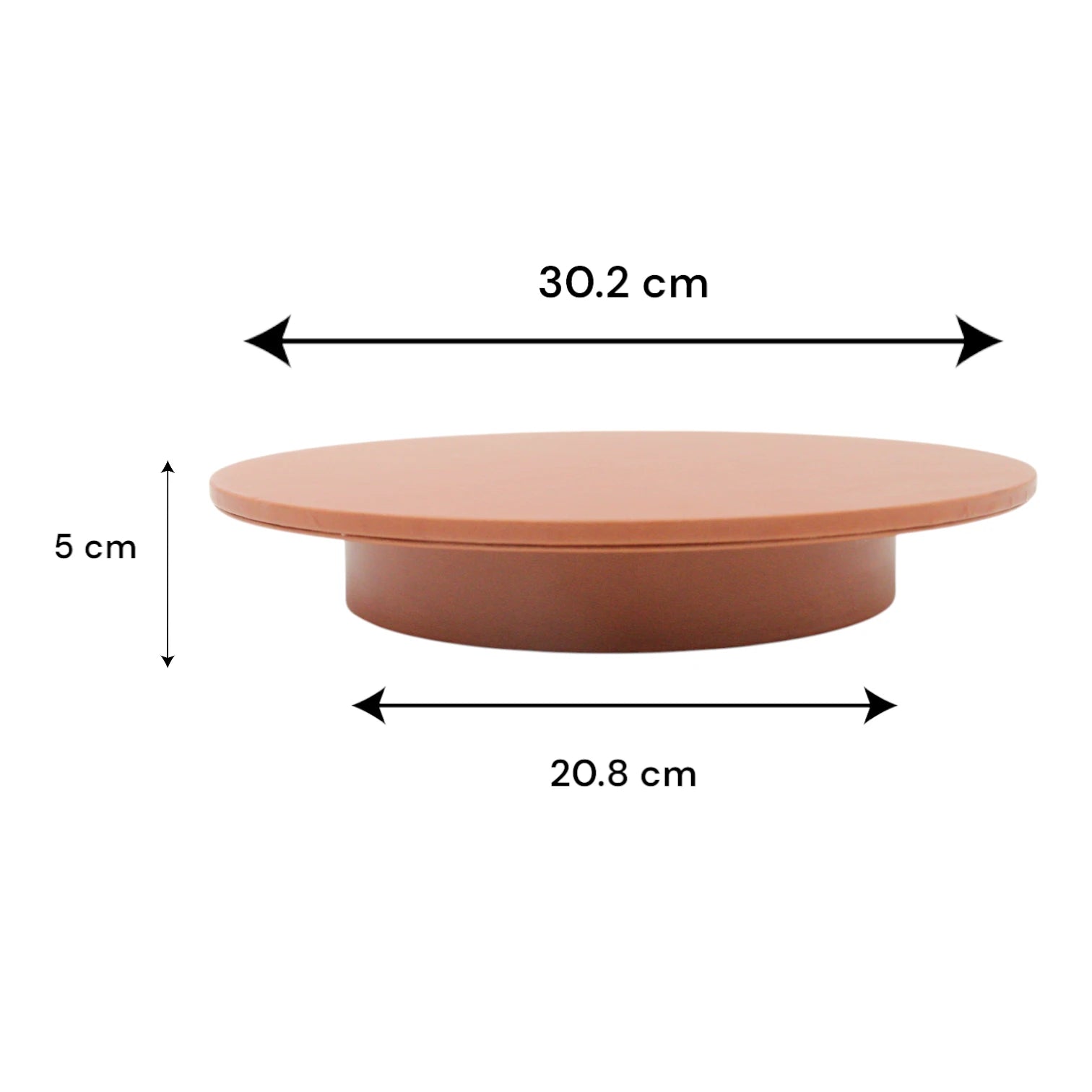 Elegant Leather Round Cake Stand – Large Luxury Dessert Display for Special Occasions & Stylish Serving - Damoo