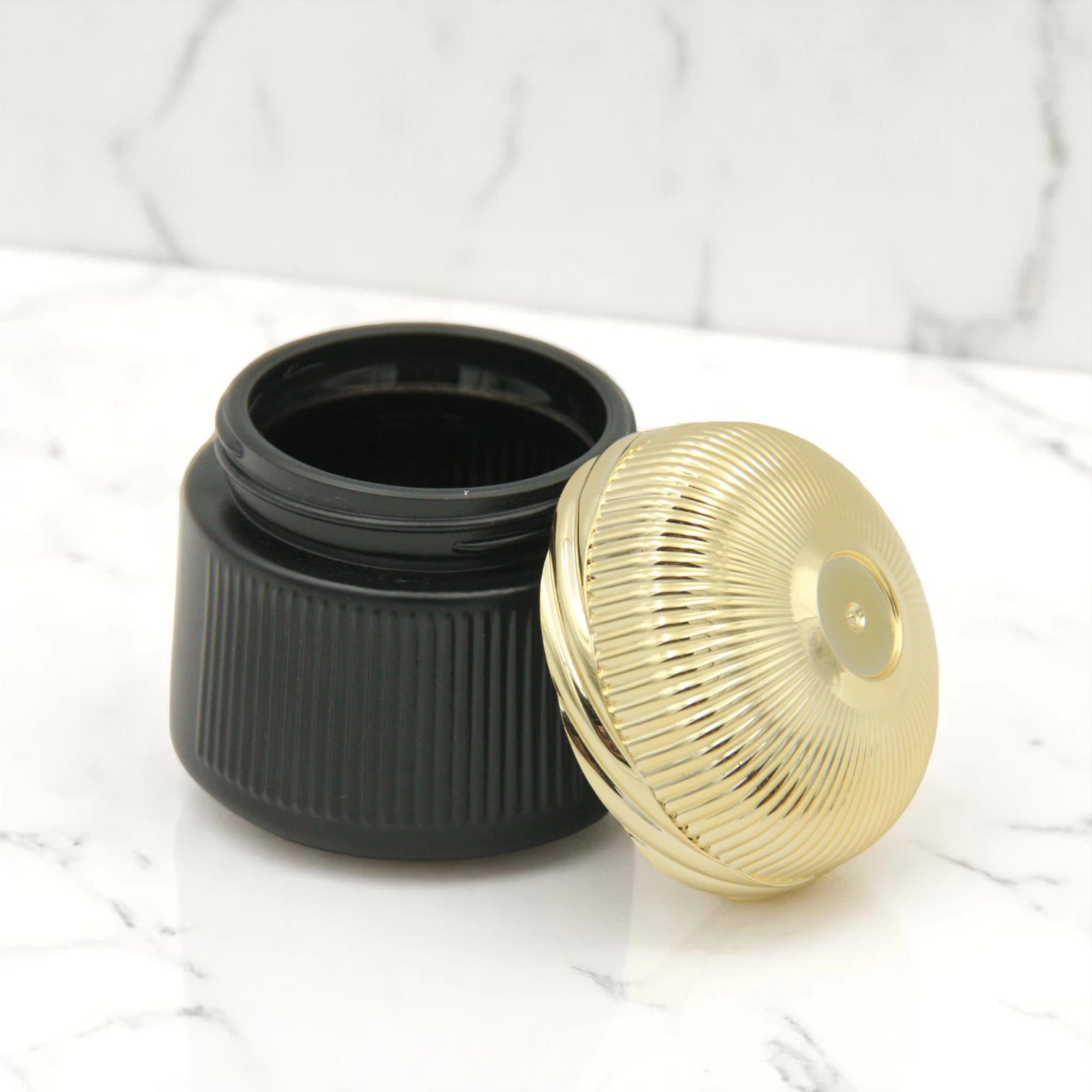 Elegant Turquoise Bakhoor Jar with Gold Lid 100ML – Unique Design Empty Storage Jar for Oud, Bakhoor & More - Damoo