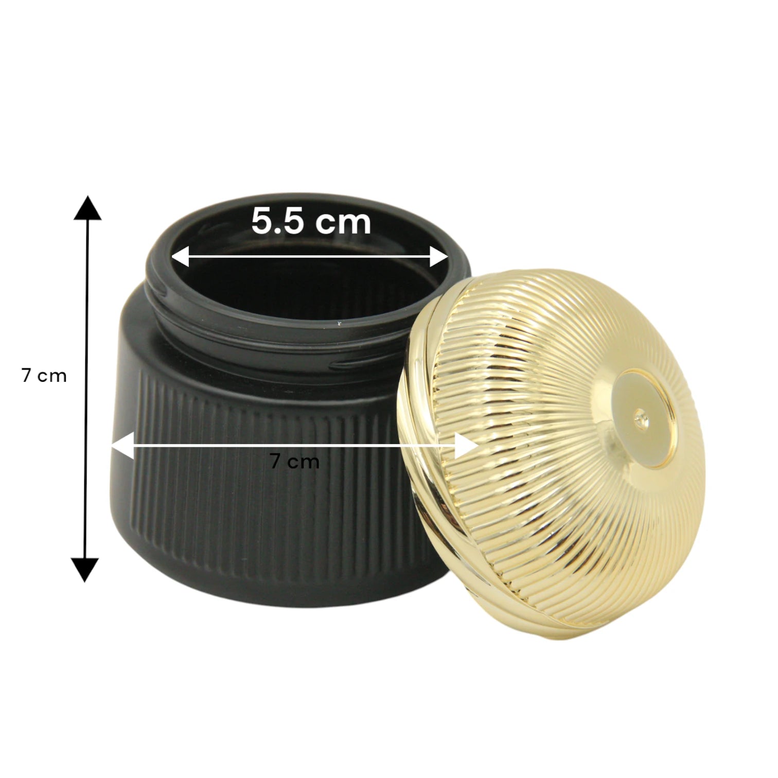 Elegant Turquoise Bakhoor Jar with Gold Lid 100ML – Unique Design Empty Storage Jar for Oud, Bakhoor & More - Damoo