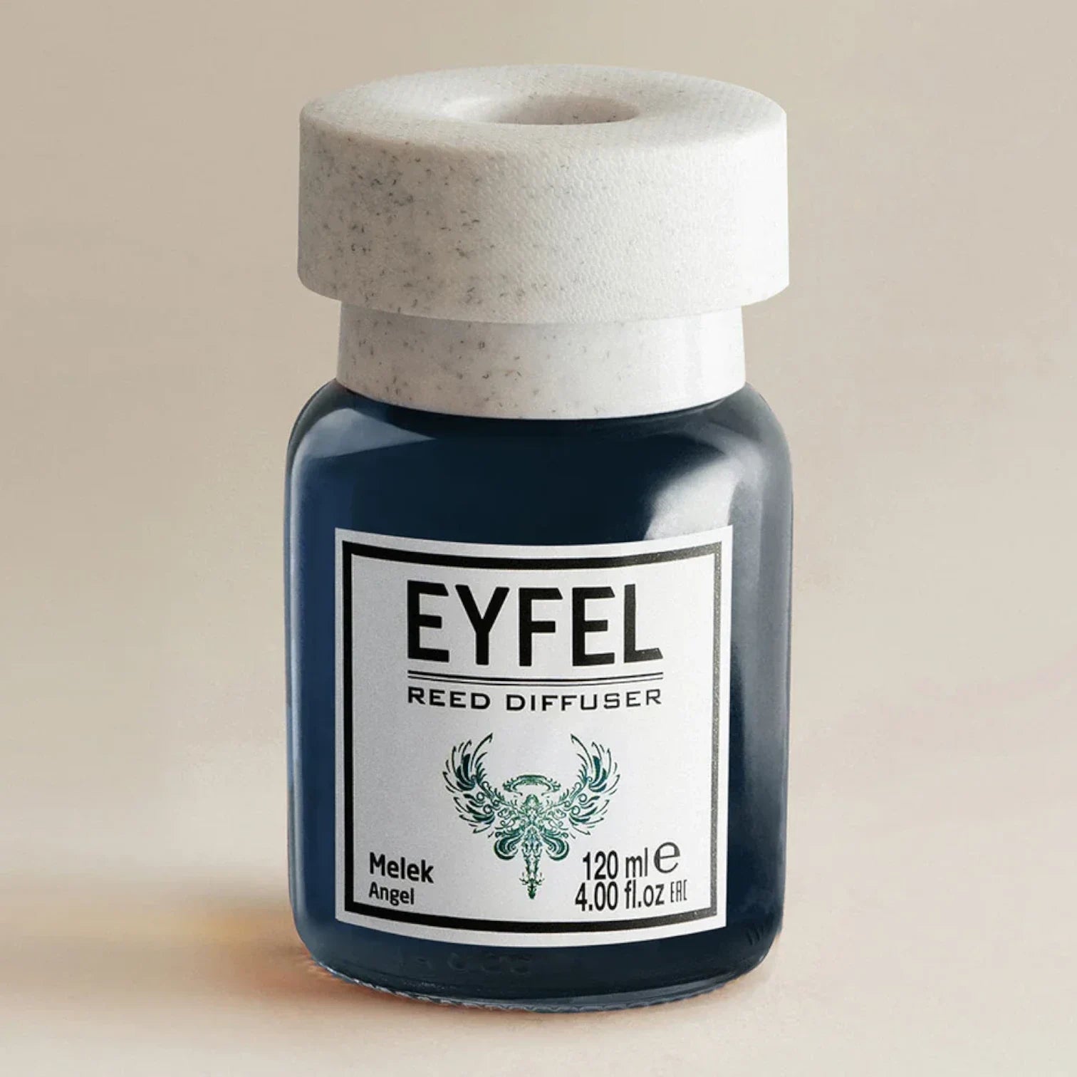 EYFEL Angel Reed Diffuser – 120ML Scented Home Fragrance | Long-Lasting Aroma with Modern Black Design | Elegant Room Freshener for Home, Office & Bathroom - Damoo