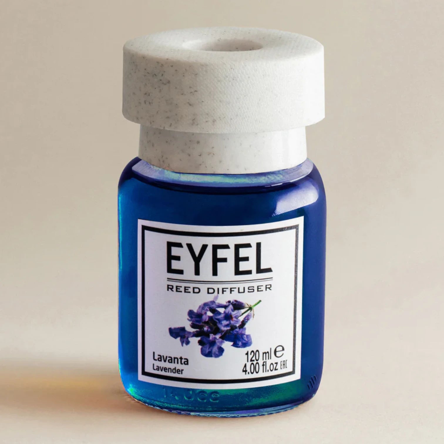 EYFEL Lavender Reed Diffuser Set 120ml – Long-Lasting Home Fragrance with Oil Diffuser Sticks, Aromatherapy Air Freshener, Bathroom & Room Scent Decor - Damoo