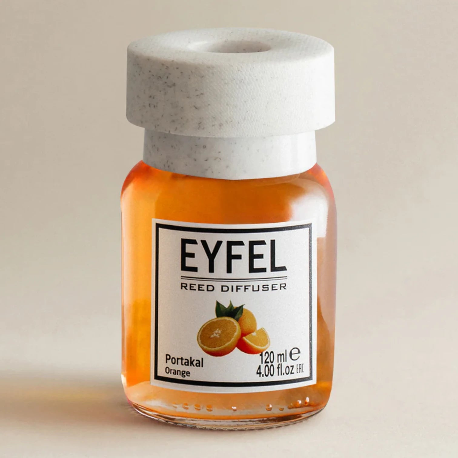EYFEL Orange Blossom Reed Diffuser – 120ML Long-Lasting Home Fragrance | Essential Oil Diffuser with Natural Sticks | Sweet Floral Scent for Bedroom, Bathroom, Living Room & Office - Damoo