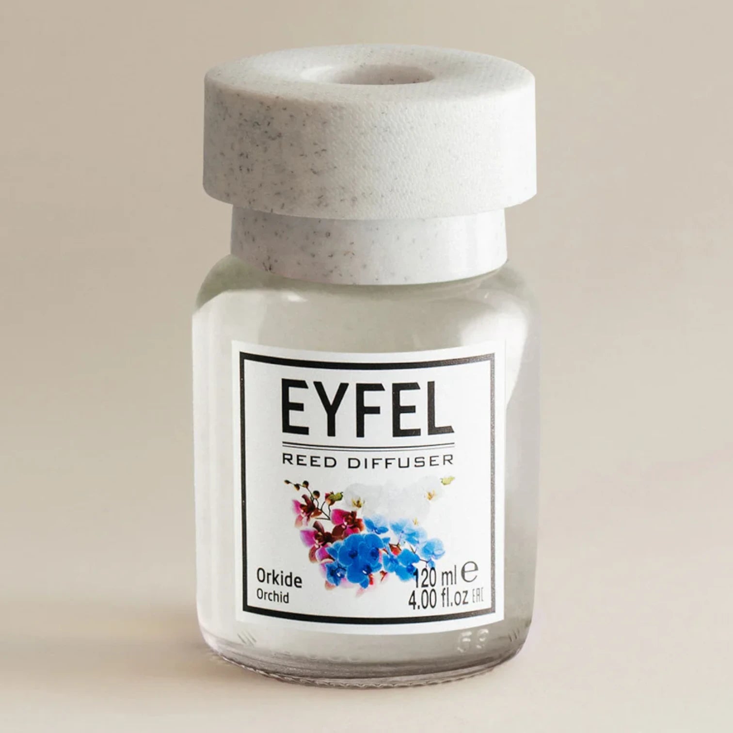 EYFEL Orchid Reed Diffuser – 120ML Floral Home Fragrance | Long-Lasting Air Freshener for Bedroom, Living Room & Office | Elegant & Exotic Orchid Scent Diffuser - Damoo