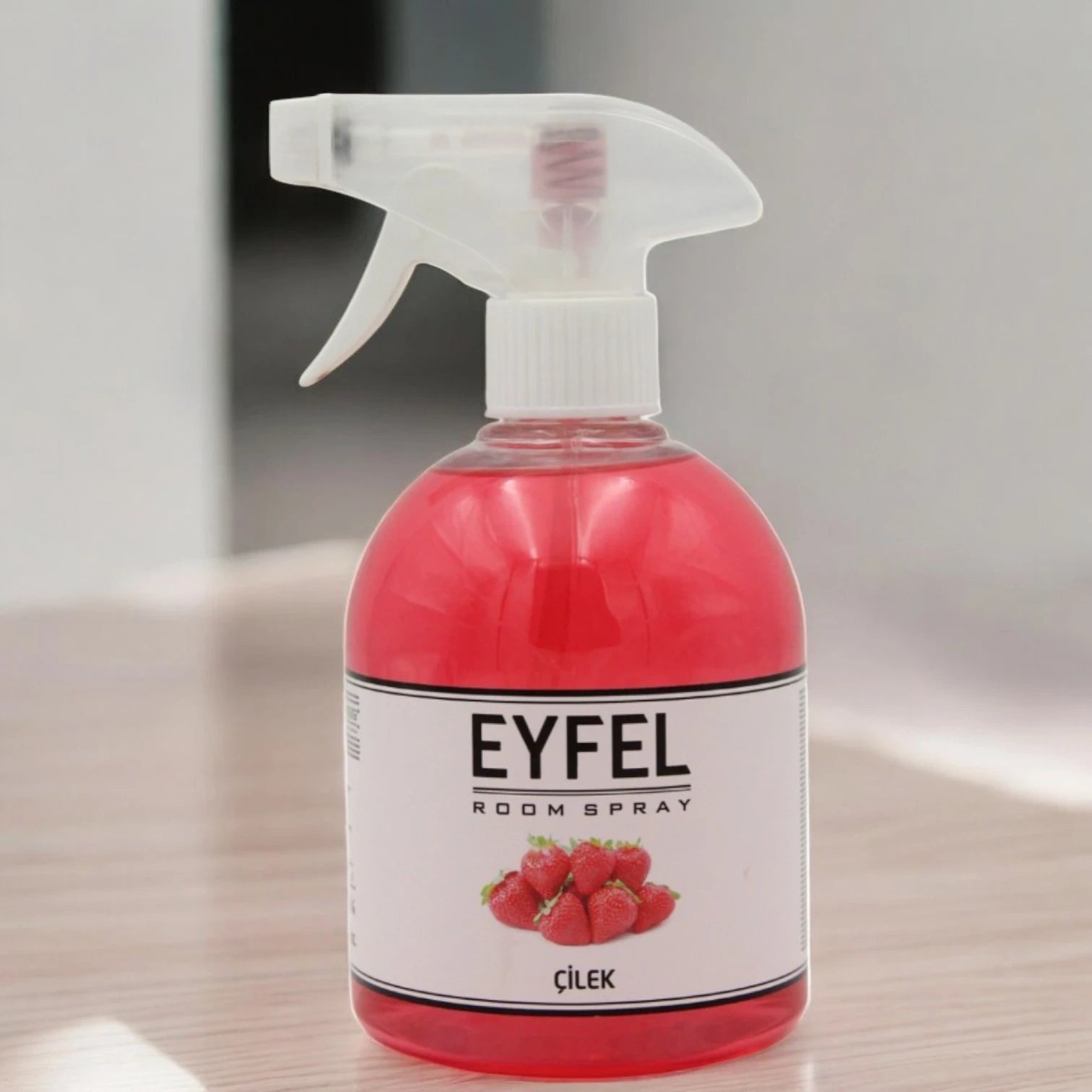EYFEL Strawberry Room Spray Air Freshener – 500ml Long-Lasting Sweet & Fruity Scent with Essential Oils – Odor Neutralizer for Home, Office, Bedroom, Bathroom & More - Damoo