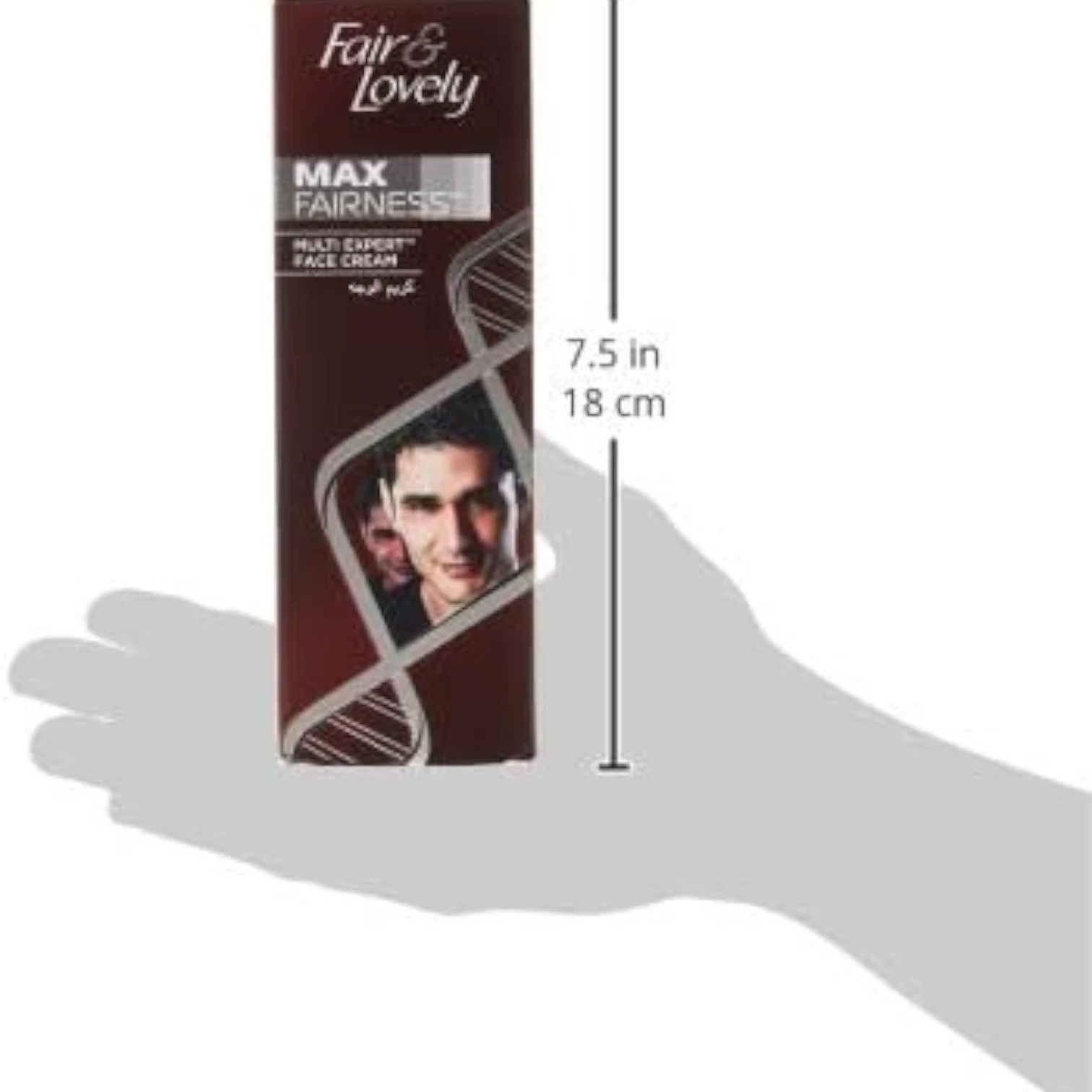 Fair & Lovely Glow & Handsome Instant Brightness Face Cream 100g – Men’s Brightening, Sun Protection & Dark Spot Reducer - Damoo