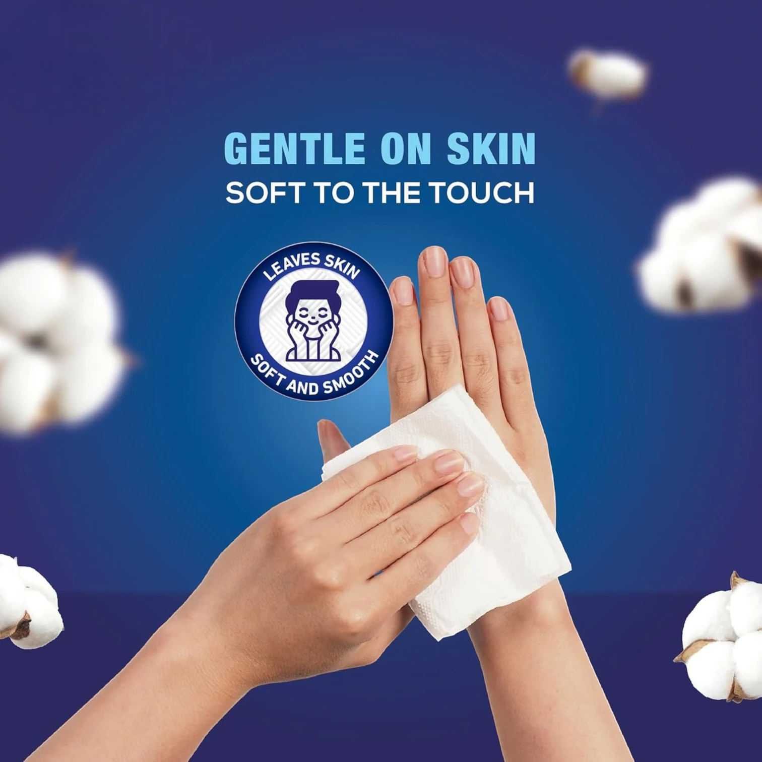 Fine Facial Tissue 130 Sheets X 2-Ply, Pack of 5 (4+1 Free) 🧻 | Sterilized Classic Variety Tissues for Germ Protection, Soft & Gentle for Home, Office & Travel - Damoo