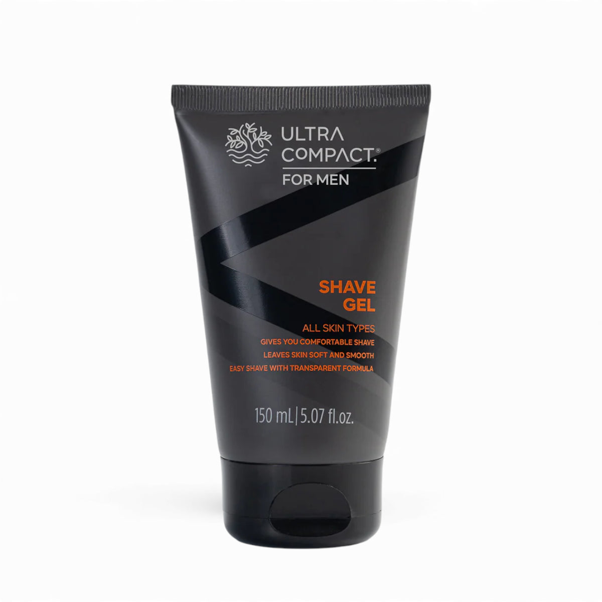 Ultra Compact For Men Shave Gel – Comfort Glide Transparent Formula – All Skin Types – Vegan – 150ml - Damoo