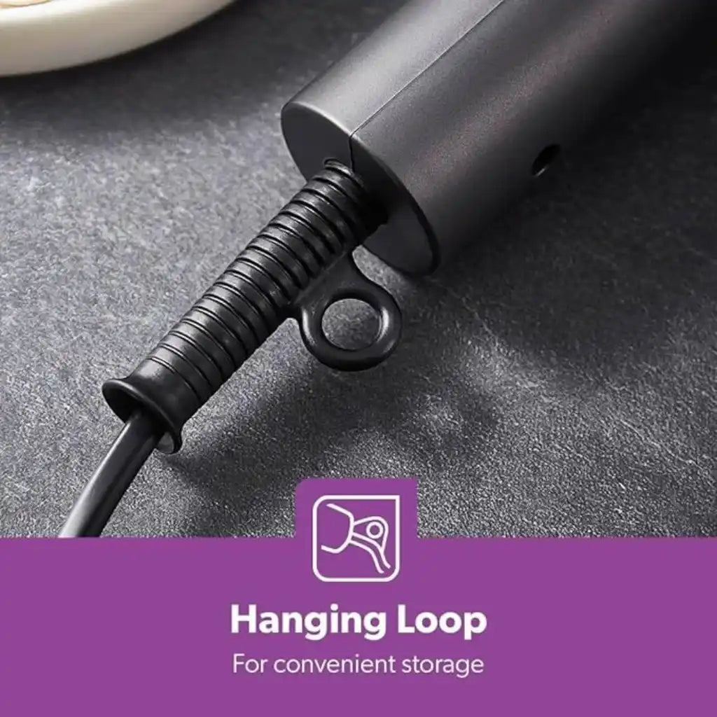 Geepas 1800W Hair Dryer with Cool Shot Function – Dual Speed & Heat Settings, Concentrator Nozzle, Lightweight & Travel-Friendly Design | GH86061 - Damoo