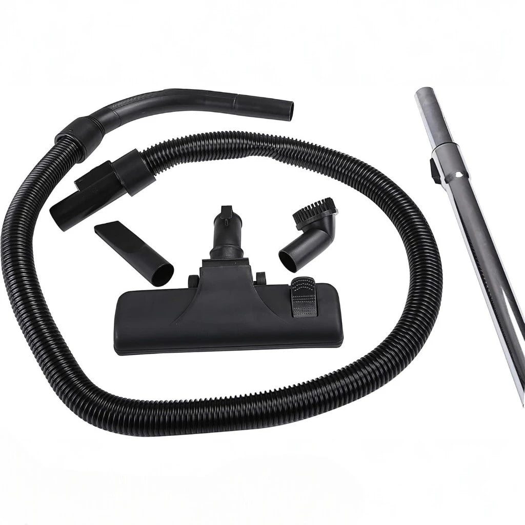 Geepas 2-in-1 Blow & Dry Vacuum Cleaner – 2300W High-Power Copper Motor, 23L Stainless Steel Tank, Dust Full Indicator, Multi-Surface Cleaning, Lightweight – GVC2597 – Silver/Black - Damoo