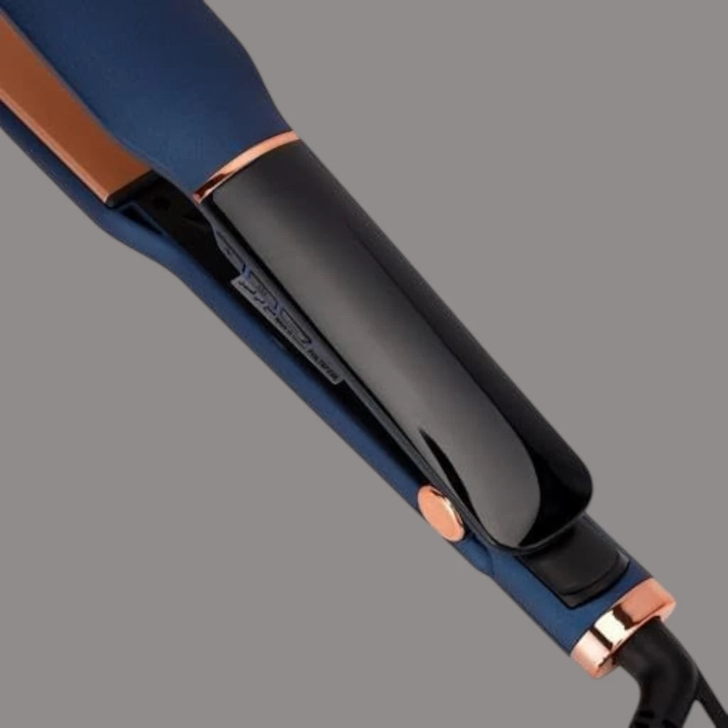 Geepas Professional Digital Hair Straightener – 70W, Slim Design, 10 Temperature Settings (140-230°C), Ceramic Coated Plates, Lockable Handle, Auto Shut-Off, 360° Swivel Cord – Blue - GHS86076 - Damoo