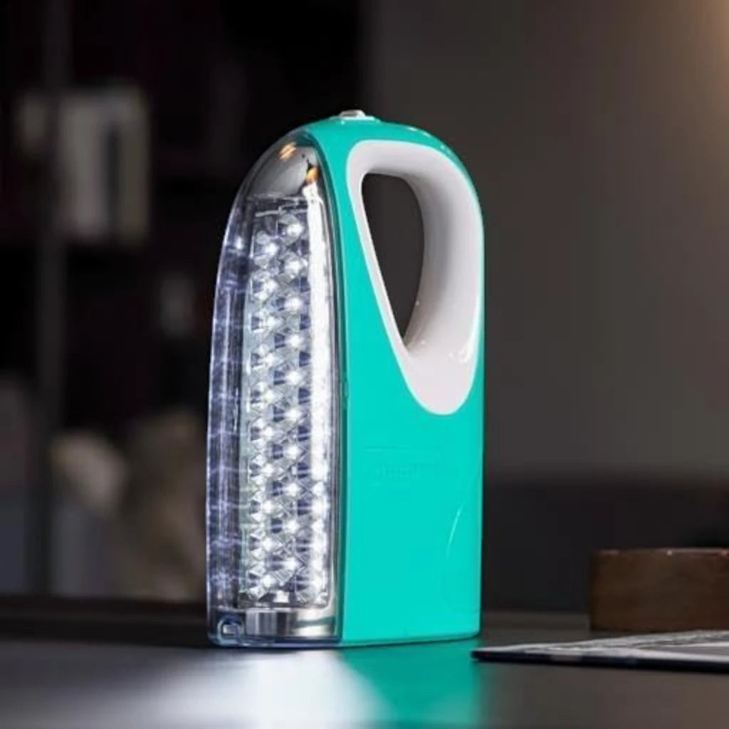 Geepas Rechargeable Emergency Lantern GE51045 – 30 SMD LEDs, 5 Hours Working Time, Solar & AC/DC Charging, Portable & Lightweight Design – Ideal for Camping & Power Outages - Damoo