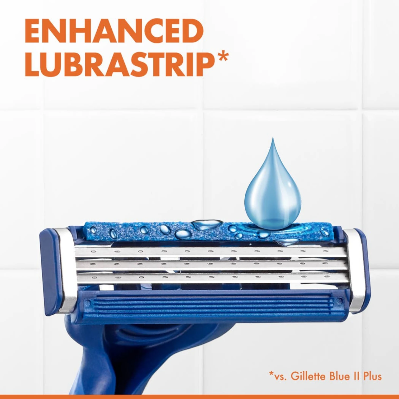 Gillette Blue3 Disposable Razors for Men – Pack of 6, Triple Blade Shaving System with Enhanced Lubrastrip, Pivoting Head & Soft Ultragrip Handle