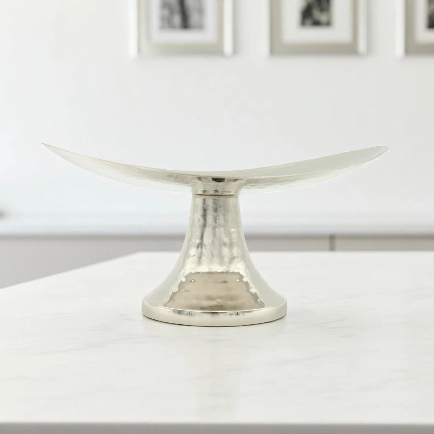 Gold Metal Cake & Dessert Stand – Unique-Shaped Cupcake Platter for Weddings, Birthdays, Baby Showers & Special Events - Damoo