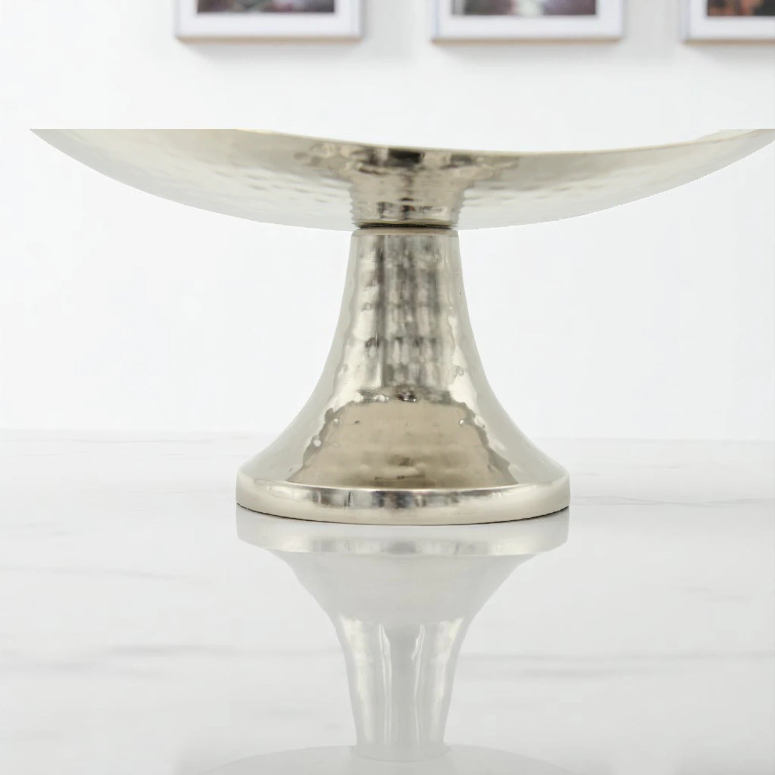 Gold Metal Cake & Dessert Stand – Unique-Shaped Cupcake Platter for Weddings, Birthdays, Baby Showers & Special Events - Damoo