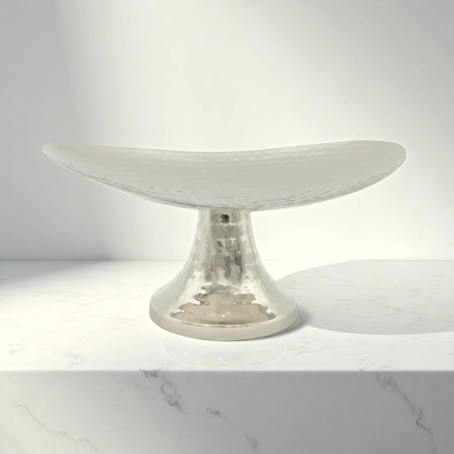 Gold Metal Cake & Dessert Stand – Unique-Shaped Cupcake Platter for Weddings, Birthdays, Baby Showers & Special Events - Damoo
