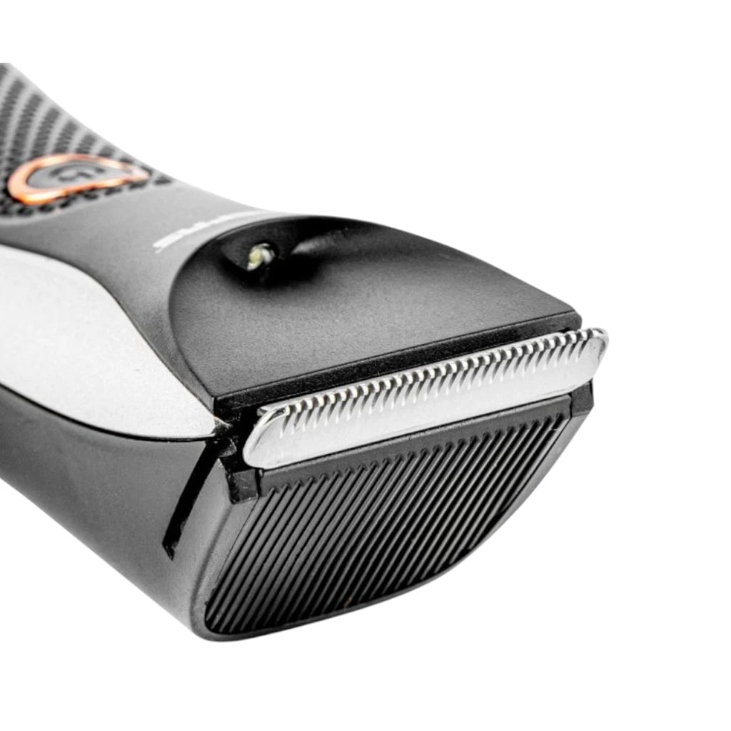 Geepas Professional Beard Trimmer for Men – Waterproof IPX5 Design, Dual Turbo Speed, LED Indicator & Light, Rechargeable 600mAh Battery, Stainless Steel Blades, Cordless Grooming Kit with Guide Combs – GTR56024N - Damoo