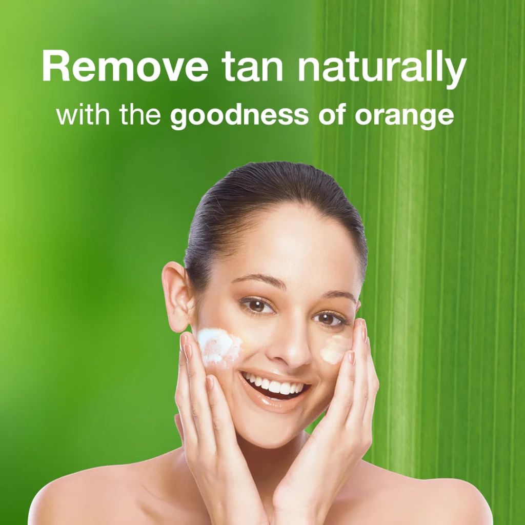 Himalaya Tan Removal Orange Face Wash – 150ml | Brightening Cleanser with Orange Peel, Honey & Papain | Gently Exfoliates & Revives Tanned Skin - Damoo